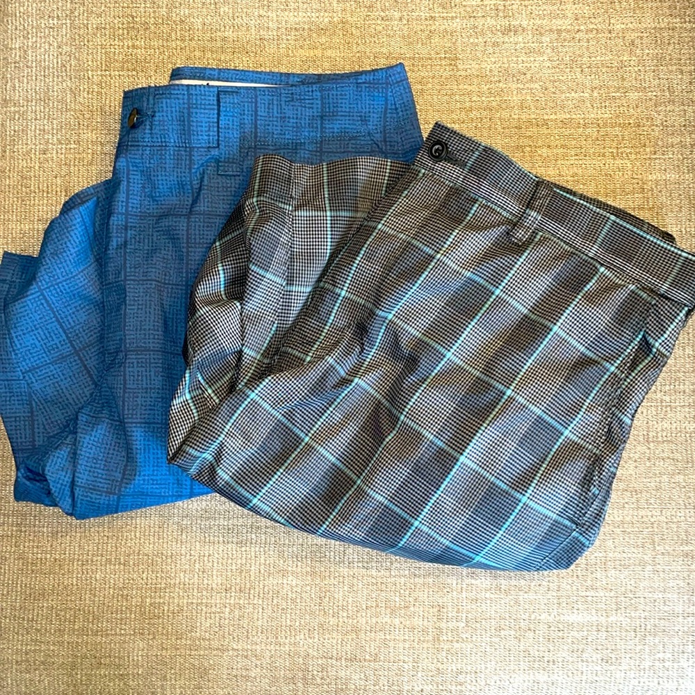 2 pairs of Golf Shorts, Calloway and PGA tour, size 34